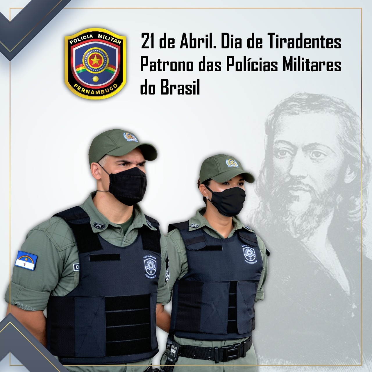 Tiradentes: Patrono das Polícias Militares do Brasil - Polícia Militar de  Pernambuco